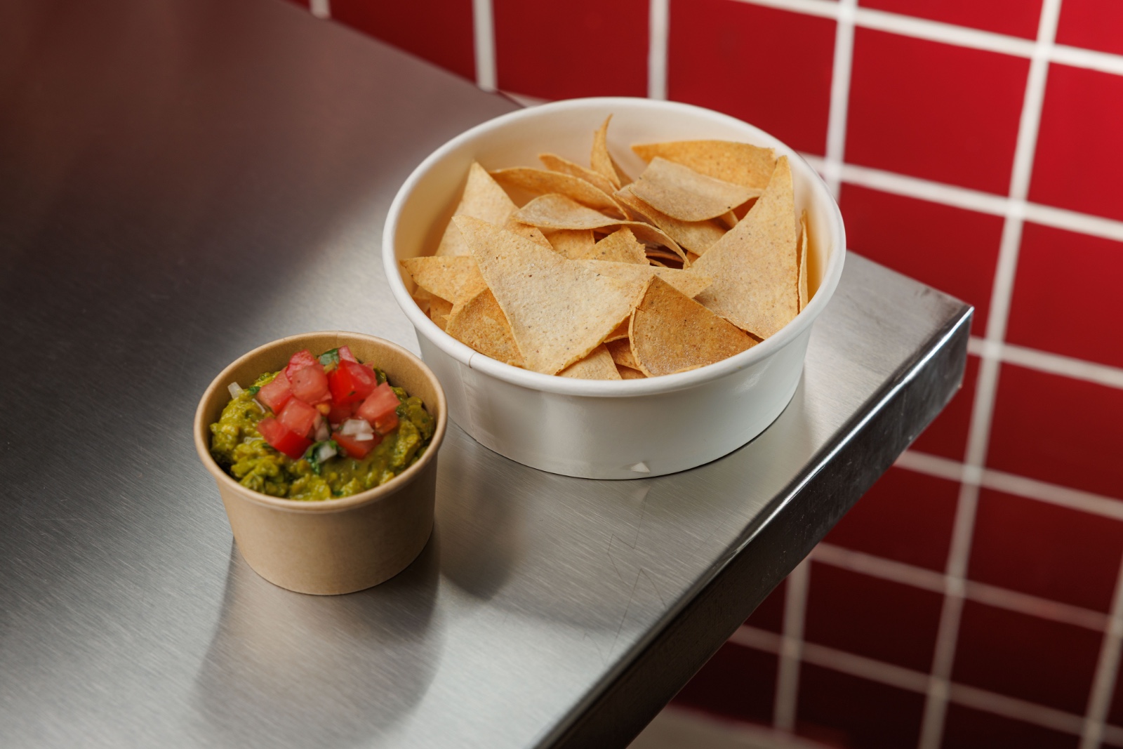 Guac & Keto Chips — guacamole dip, keto corn chips
