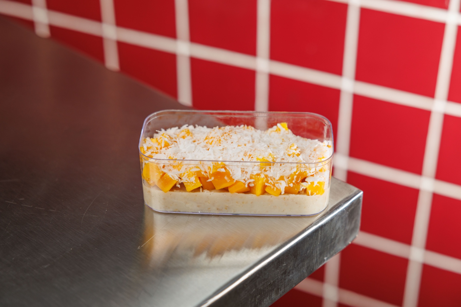 Mango Sticky Rice — rice coconut pudding , fresh mango , coconut shreds